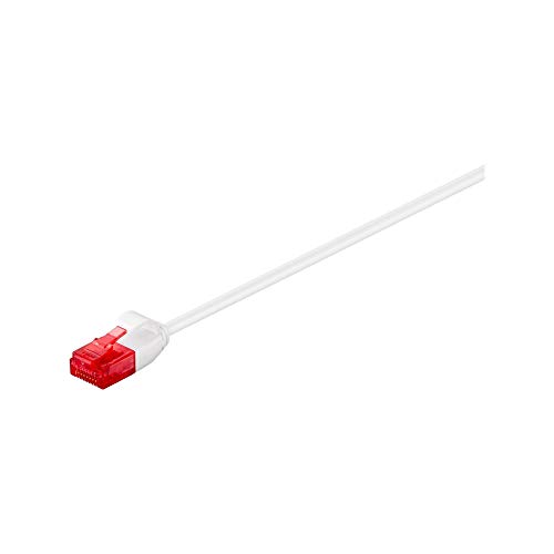 Goobay 93711 Cat 6 Patchkabel, Lan Kabel, 250Mhz, U/UTP Kabel, Vergoldete RJ45-Stecker, Ethernet Kabel Flach, POE Goobay 93711 Cat 6 Patchkabel, Lan Kabel, 250Mhz, U/UTP Kabel, Vergoldete RJ45-Stecker, Ethernet Kabel Flach, POE von goobay
