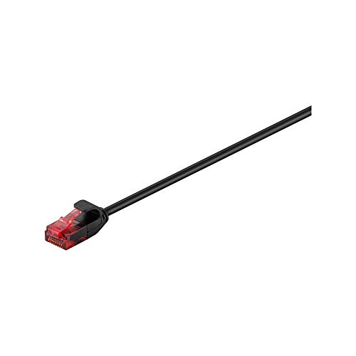 Goobay 93713 Cat 6 Patchkabel, Lan Kabel, 250Mhz, U/UTP Kabel, Vergoldete RJ45-Stecker, Ethernet Kabel Flach, POE Goobay 93713 Cat 6 Patchkabel, Lan Kabel, 250Mhz, U/UTP Kabel, Vergoldete RJ45-Stecker, Ethernet Kabel Flach, POE von goobay