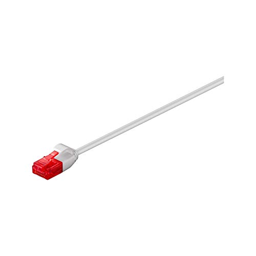 Goobay 93734 Cat 6 Patchkabel, Lan Kabel, 250Mhz, U/UTP Kabel, Vergoldete RJ45-Stecker, Ethernet Kabel Flach, POE Goobay 93734 Cat 6 Patchkabel, Lan Kabel, 250Mhz, U/UTP Kabel, Vergoldete RJ45-Stecker, Ethernet Kabel Flach, POE von goobay
