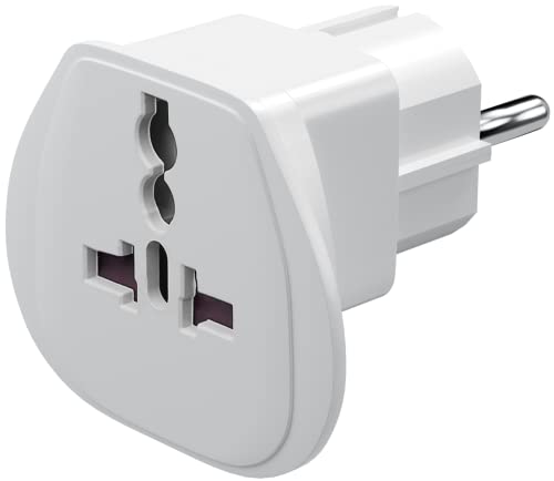 Goobay 94026 Universal Reiseadapter, Stromadapter, Schutzkontakt CEE 7/7, Schuko-Standard, Weiß, 1 Stück Goobay 94026 Universal Reiseadapter, Stromadapter, Schutzkontakt CEE 7/7, Schuko-Standard, Weiß, 1 Stück von goobay