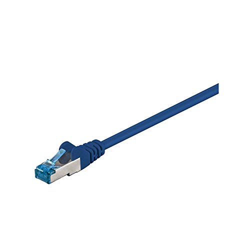 Goobay 94131 RJ45 Patchkabel CAT 6A S/FTP PiMF / 500 MHz Netzwerkkabel / Kupfer Internetkabel halogenfrei / RJ 45 Stecker / LAN Kabel / Blau / 15m Goobay 94131 RJ45 Patchkabel CAT 6A S/FTP PiMF / 500 MHz Netzwerkkabel / Kupfer Internetkabel halogenfrei / RJ 45 Stecker / LAN Kabel / Blau / 15m von goobay