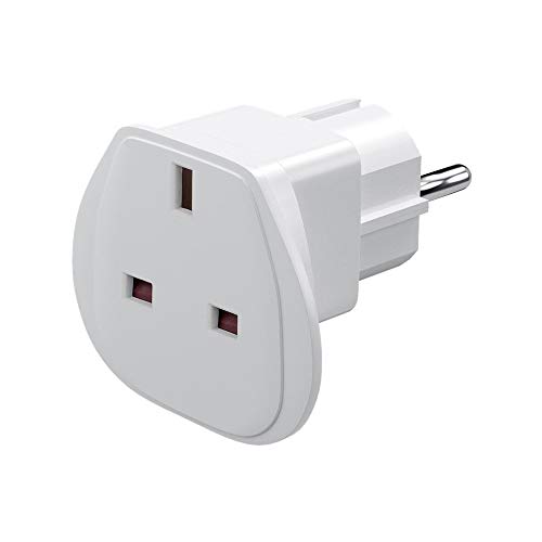 Goobay 94270 Reiseadapter, UK-Buchse > Schutzkontaktstecker (Typ F, CEE 7/7) von goobay