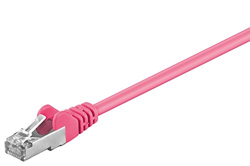 Goobay 94411 CAT 5e Patchkabel, SF/UTP, Magenta von goobay