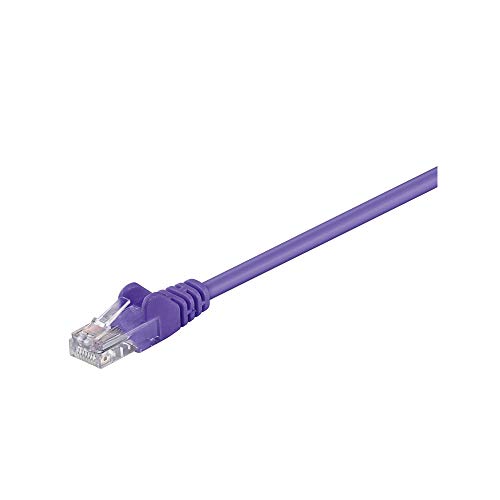 Goobay 95231 CAT 5e Patchkabel, U/UTP, Violett von goobay