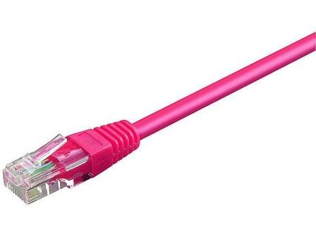 Goobay 95252 CAT 6 Verbindungskabel, U/UTP, Magenta, 0,25 m Länge Goobay 95252 CAT 6 Verbindungskabel, U/UTP, Magenta, 0,25 m Länge von goobay