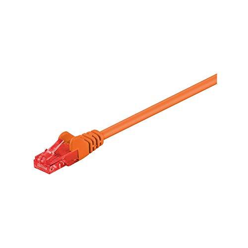 Goobay 95262 CAT 6 Patchkabel, U/UTP, Orange von goobay