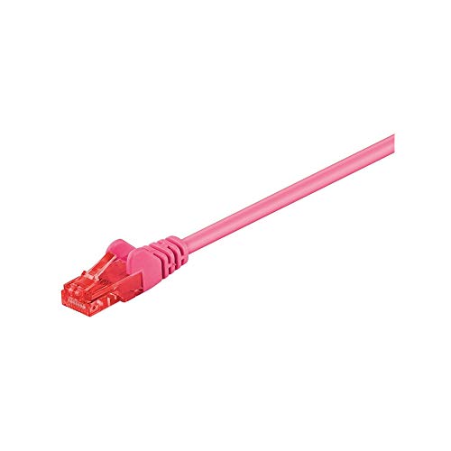 Goobay 95276 CAT 6 Patchkabel, U/UTP, Magenta von goobay