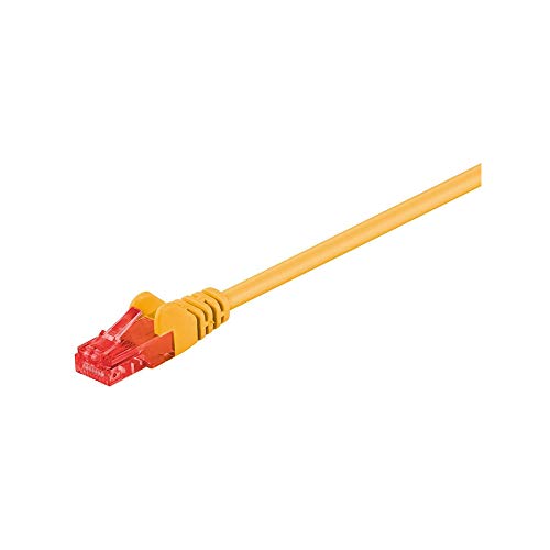 Goobay 95590 CAT 6 Patchkabel, U/UTP, Gelb - CCA Kupfergemisch Goobay 95590 CAT 6 Patchkabel, U/UTP, Gelb - CCA Kupfergemisch von goobay
