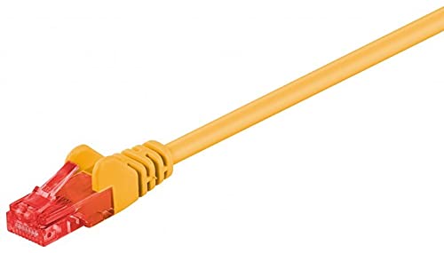 Goobay 95590 CAT 6 Verbindungskabel, U/UTP, gelb, 1,5 m Länge von goobay