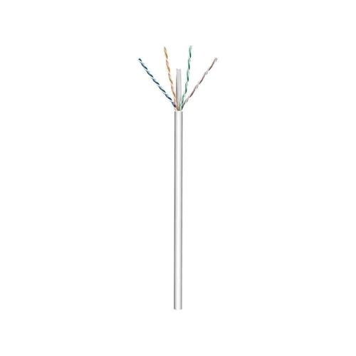 Goobay 95695 CAT 6 Netzwerkkabel, U/UTP, Grau, CCA Kupfergemisch für SOHO Anwendungen, AWG 23/1 (solid), PVC von goobay