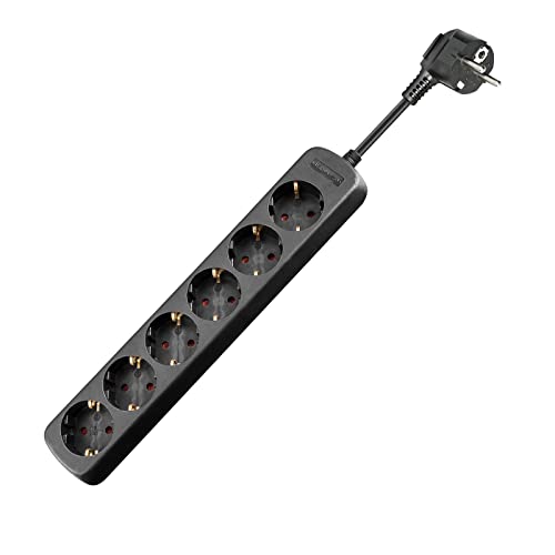 Goobay 96050 Steckdosenleiste / Mehrfachsteckdosenleiste mit 6 Steckdosen / Schutzkontaktsteckdosen / Berührungsschutz / 3500 W / 16 A / 230 V / Kabellänge 3m Goobay 96050 Steckdosenleiste / Mehrfachsteckdosenleiste mit 6 Steckdosen / Schutzkontaktsteckdosen / Berührungsschutz / 3500 W / 16 A / 230 V / Kabellänge 3m von goobay