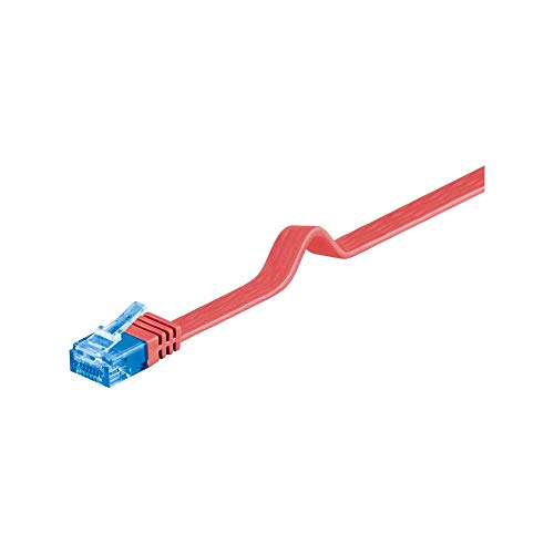 Goobay 96322 CAT 6A Kabel Flachkabel / U/UTP Patchkabel / 500 MHz Netzwerkkabel flach / RJ45 Stecker Internetkabel / Flaches LAN Kabel 2m / Rot / 2 Meter Goobay 96322 CAT 6A Kabel Flachkabel / U/UTP Patchkabel / 500 MHz Netzwerkkabel flach / RJ45 Stecker Internetkabel / Flaches LAN Kabel 2m / Rot / 2 Meter von goobay