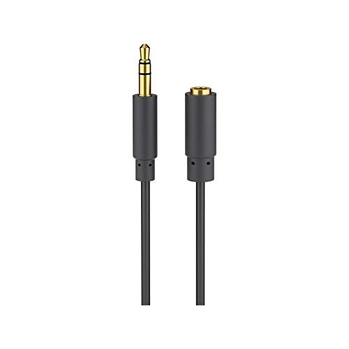 Goobay 97111 Kopfhörer und Audio- Verlängerungskabel AUX, 3, 5 mm 3-pol, Slim von goobay