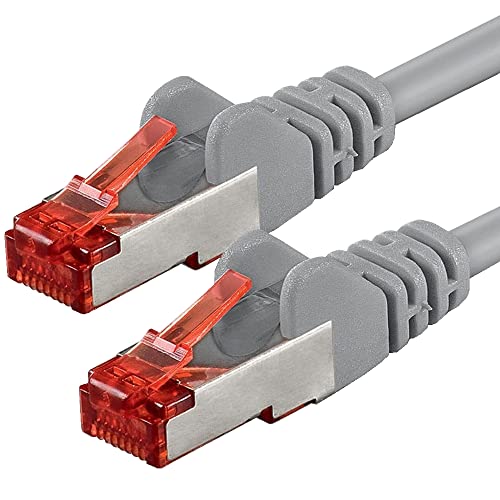 Goobay CAT 6-200 LC SSTP PIMF 2.0m - Netzwerkkabel (2 m, Grau) von goobay