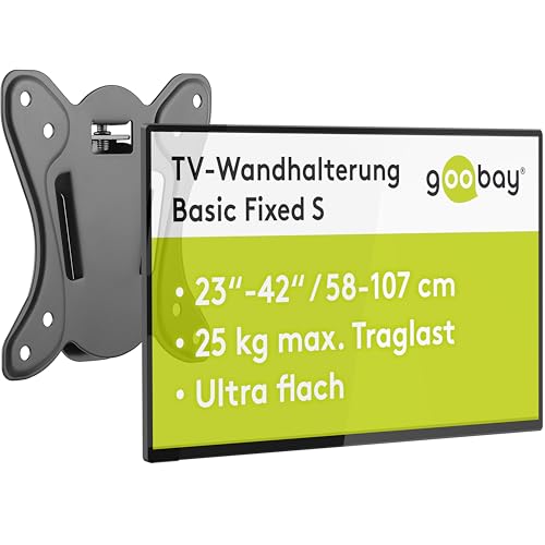 Goobay Fixed Wall Mount S für Fernseher von 23 bis 42 Zoll Goobay Fixed Wall Mount S für Fernseher von 23 bis 42 Zoll von goobay