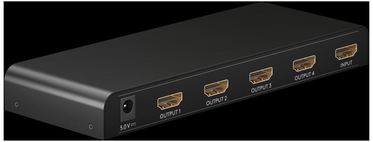 goobay Splitter HDMI 1 auf 4 goobay Splitter HDMI 1 auf 4 von goobay