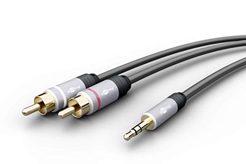 Goobay Klinke auf Cinch Audio Adapterkabel, 3m, schwarz Goobay Klinke auf Cinch Audio Adapterkabel, 3m, schwarz von goobay