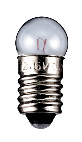 Goobay LED-Leuchtmittel, 0,45 W, E10 Fassung, 4,5 V (DC), 100 mA, 24 mm, 5 Stück von goobay