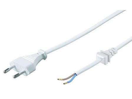 Goobay NK 105 K W-150 - Stromkabel (1,5 m, Weiß) von goobay