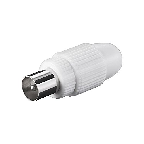 Goobay SET 3 Anschlüsse Koaxial Kunststoff Befestigung durch schrauben männlich weiß Goobay SET 3 Anschlüsse Koaxial Kunststoff Befestigung durch schrauben männlich weiß von goobay