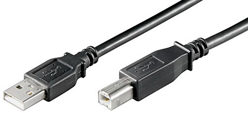 Goobay USB 2.0 Kabel (A Stecker auf B Stecker) 1,8m schwarz von goobay