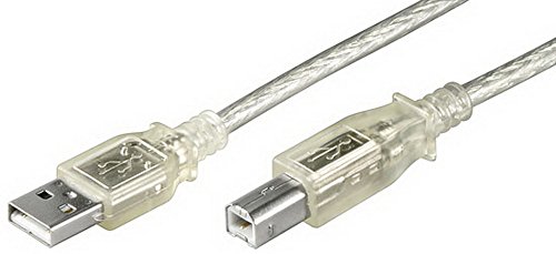 Goobay USB 2.0 Kabel (A Stecker auf B Stecker) 3m transparent von goobay