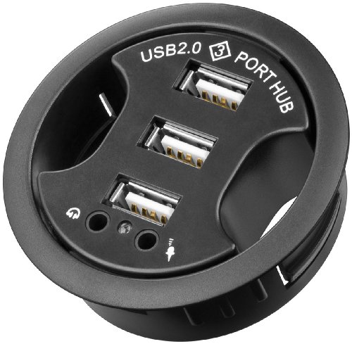 Goobay Wentronic Hub 3 Ports USB 2.0 5X USB Einbau-Hub von goobay