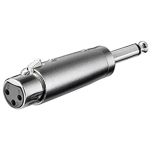 Goobay XLR 001 6.35 mm 3Pin Kabel-Schnittstelle und Netzteil von goobay