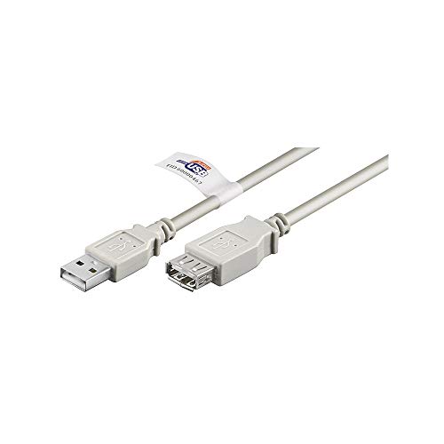 Gooby 68914 USB 2.0 Verlängerung (A-Stecker auf A-Buchse) 1,8m von goobay