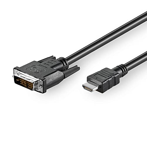 HDMI 19 polig Stecker auf DVI-D 18+1 polig Stecker 3.0m HDMI 19 polig Stecker auf DVI-D 18+1 polig Stecker 3.0m von goobay