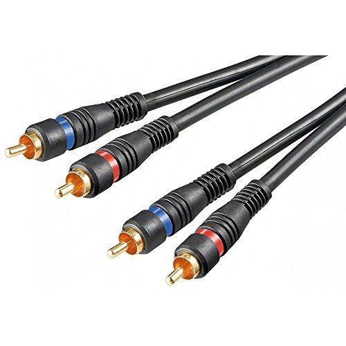 No Name Audio-Video-Kabel 2m 2 x Cinchstecker 2 x Cinchstecker 2m von goobay