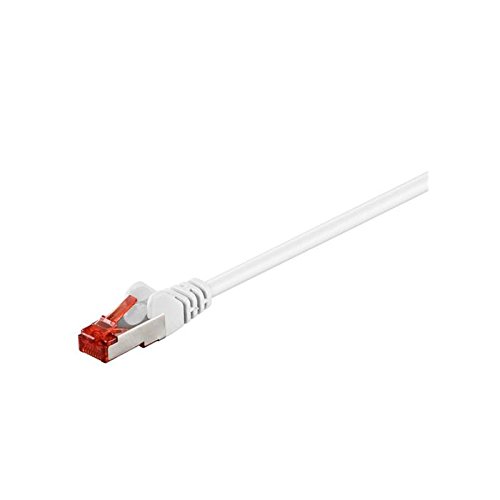 Patchkabel CAT6 RJ45 S/FTP 0,25m white von goobay