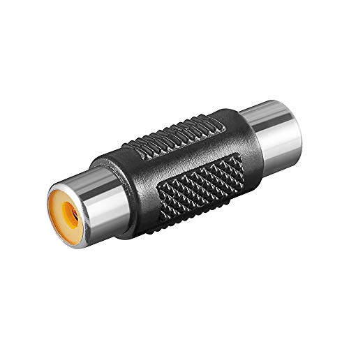 Wentronic 11608-gb Cinch Klinke auf Cinch Klinke Kunststoff Audio Adapter von goobay