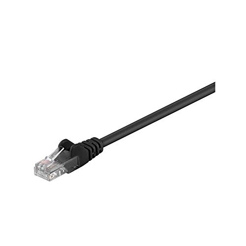 Wentronic CAT5e UTP Netzwerkkabel (2x RJ45, 2m) schwarz von goobay