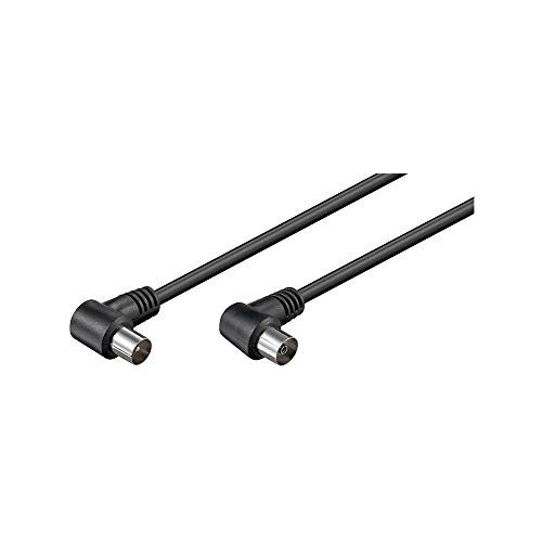 Wentronic Koaxkabel Koaxkabel BNC/Stecker - BNC/Buchse 2 fachschirm 2.5 m schwarz 2 x abgewinkelt Wentronic Koaxkabel Koaxkabel BNC/Stecker - BNC/Buchse 2 fachschirm 2.5 m schwarz 2 x abgewinkelt von goobay