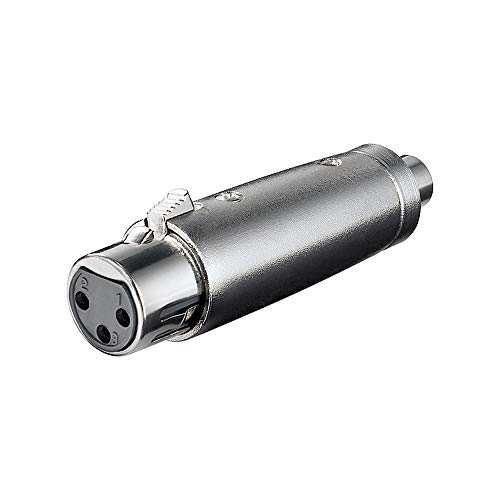 XLR Adapter 3-polig XLR Kupplung auf Cinch Kupplung XLR Adapter 3-polig XLR Kupplung auf Cinch Kupplung von goobay