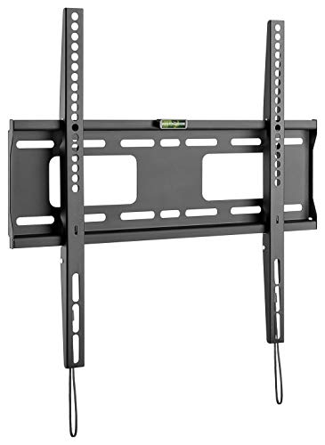 goobay 49890 TV-Wandhalterung Pro Fixed (M), 32" bis 55" (81-140 cm), 50 Kg, einfache & sichere Befestigung, Vesa Standard, QLED/LED, Schwarz von goobay