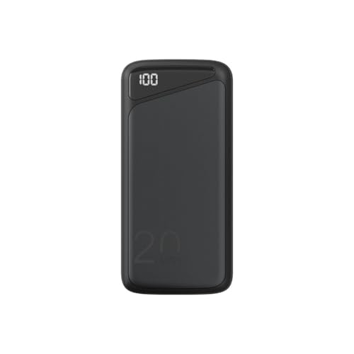 goobay 53939 QC 3.0 Powerbank 20.000 mAh mit Schnellladefunktion/Externer Akku/Power Bank für Smartphone & Tablet/Ladegerät Powerpack mit 2 USB-A Ports, Schwarz, Kompakt goobay 53939 QC 3.0 Powerbank 20.000 mAh mit Schnellladefunktion/Externer Akku/Power Bank für Smartphone & Tablet/Ladegerät Powerpack mit 2 USB-A Ports, Schwarz, Kompakt von goobay
