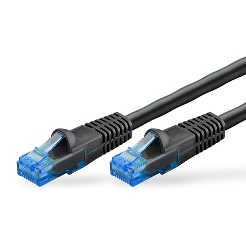 goobay 55433 Outdoor Patchkabel CAT 6 Kabel / 2fach PE Mantel Wasserdicht / RJ45 Stecker Ethernet Kabel Kupfer / Außenbereich Netzwerkkabel 15m / Schwarz / LAN Kabel 15m goobay 55433 Outdoor Patchkabel CAT 6 Kabel / 2fach PE Mantel Wasserdicht / RJ45 Stecker Ethernet Kabel Kupfer / Außenbereich Netzwerkkabel 15m / Schwarz / LAN Kabel 15m von goobay