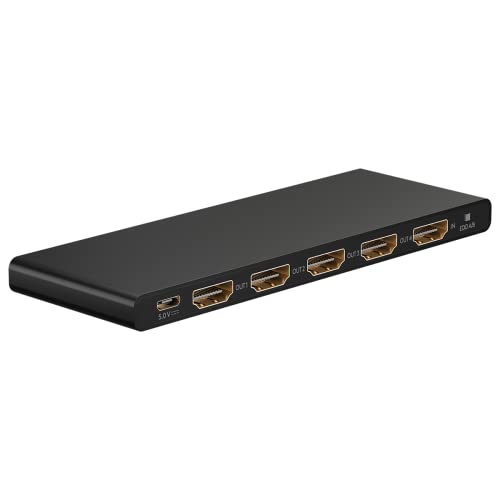 GOOBAY HDMI-Splitter 1 auf 4, 4K, 60 Hz von goobay