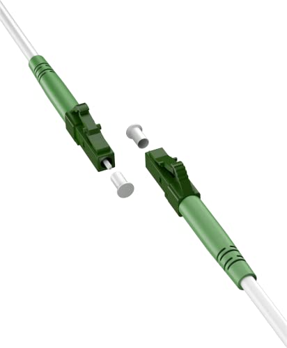 goobay 59589 Glasfaserkabel (FTTH) / Singlemode (OS2) Simplex/LC APC (8°) Stecker auf LC-APC (8°) Stecker/Lichtwellenkabel / 15 Meter von goobay