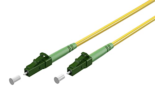 goobay 59634 Glasfaserkabel (FTTH) / Singlemode (OS2) Simplex/LC APC (8°) Stecker auf LC-APC (8°) Stecker/Lichtwellenkabel / 20 Meter von goobay
