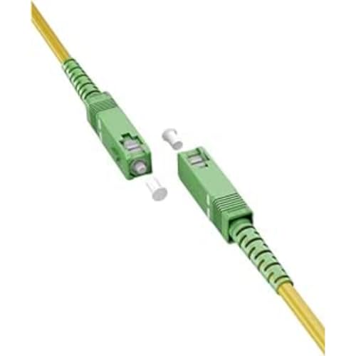 goobay 59646 Glasfaserkabel (FTTH) / Singlemode (OS2) Simplex/SC APC (8°) Stecker auf SC-APC (8°) Stecker/Lichtwellenkabel / 30 Meter von goobay