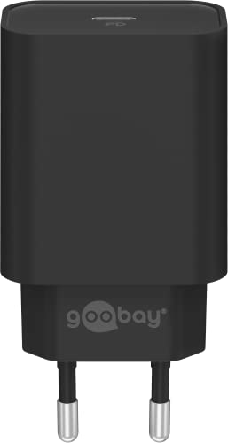 goobay 61754 USB-C Ladegerät 45W / Schnellladegerät PD/Universal USB Netzteil Adapter/Ladestecker/Fast Charger Typ C/Für Ladekabel von Samsung S22 S21 iPhone 14 / Handy Ladegerät/Weiß von goobay