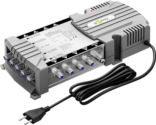 goobay 64874 - Sat Multischalter 5/8 / Multischalter 8 Teilnehmer ermöglicht individuelles Empfangssignal / 5 Eingänge - 8 Ausgänge/terrestrischer Empfang möglich / 4K, 8K UHD/DAB+ goobay 64874 - Sat Multischalter 5/8 / Multischalter 8 Teilnehmer ermöglicht individuelles Empfangssignal / 5 Eingänge - 8 Ausgänge/terrestrischer Empfang möglich / 4K, 8K UHD/DAB+ von goobay