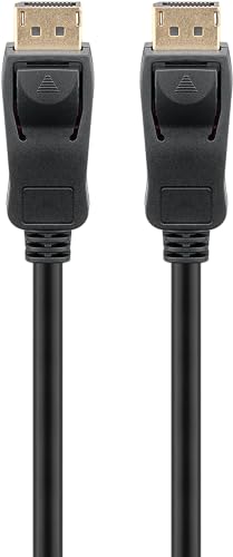 goobay 65808 DisplayPort Kabel 1.4, 8K @ 60Hz UHD / 1 Meter/Stecker auf Stecker/VESA-Zertifizierung, High Speed 32,4 Gbit/s/Übertragung von Audio- und Videosignalen goobay 65808 DisplayPort Kabel 1.4, 8K @ 60Hz UHD / 1 Meter/Stecker auf Stecker/VESA-Zertifizierung, High Speed 32,4 Gbit/s/Übertragung von Audio- und Videosignalen von goobay
