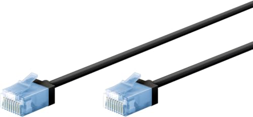 goobay 74241 CAT 6A Patchkabel slim/Ultraflexibles RJ45 CAT 6A Netzwerkkabel U/UTP CU/Dünnes Ethernet Kabel mit kurzen Steckern / 10 Gbit/s LSZH, Knickschutz/schwarz 10m goobay 74241 CAT 6A Patchkabel slim/Ultraflexibles RJ45 CAT 6A Netzwerkkabel U/UTP CU/Dünnes Ethernet Kabel mit kurzen Steckern / 10 Gbit/s LSZH, Knickschutz/schwarz 10m von goobay