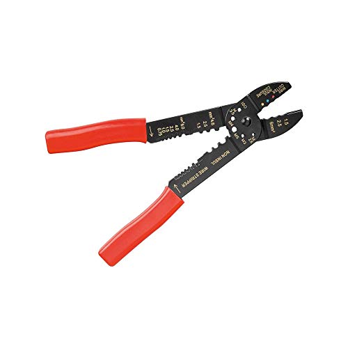 goobay 77289 Crimpzange für isolierte Kabelschuhe 0,75-5,5 mm² Abisolierzange & Quetschzange zum Crimpen & Abisolieren Kabelschneider Presszange Rot goobay 77289 Crimpzange für isolierte Kabelschuhe 0,75-5,5 mm² Abisolierzange & Quetschzange zum Crimpen & Abisolieren Kabelschneider Presszange Rot von goobay