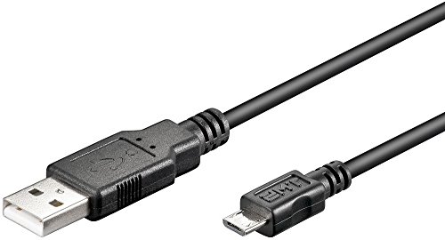 goobay 93918 Hi-Speed-Kabel, USB 2.0, schwarz, 1 m Länge von goobay