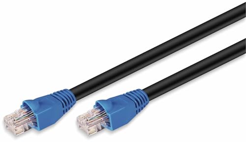 goobay 94397 Outdoor Patchkabel CAT 6 Kabel / 2fach PE Mantel Wasserdicht / RJ45 Stecker Ethernet Kabel / Außenbereich Netzwerkkabel 75m / Schwarz / LAN Kabel 75m goobay 94397 Outdoor Patchkabel CAT 6 Kabel / 2fach PE Mantel Wasserdicht / RJ45 Stecker Ethernet Kabel / Außenbereich Netzwerkkabel 75m / Schwarz / LAN Kabel 75m von goobay